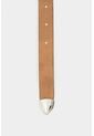 Cinturón Unifaz Hera De Cuero Para Mujer Puntera Metálica Cinturón Unifaz Hera De Cuero Para Mujer Puntera Metálica Miel M VÉLEZ de Vélez