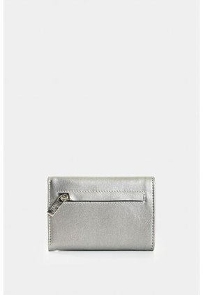 Billetera De Cuero Grabado Para Mujer Verona Billetera De Cuero Grabado Para Mujer Verona Grafito VÉLEZ