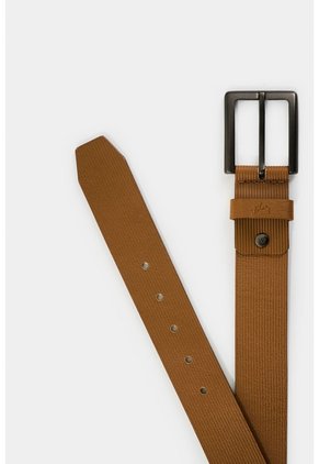 Cinturón Unifaz Vértice De Cuero Para Hombre Diseño Rayas Cinturón Unifaz Vértice De Cuero Para Hombre Diseño Rayas Miel 34 VÉLEZ