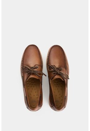 Mocasín Boat 2.0 En Cuero Para Hombre Estilo Náutico Mocasín Boat 2.0 En Cuero Para Hombre Estilo Náutico Miel 42 VÉLEZ