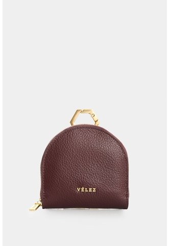 Monedero En Cuero Para Mujer Florence Monedero En Cuero Para Mujer Florence Vinotinto VÉLEZ Vélez