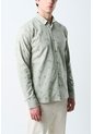 Camisa Manga Larga Semi Fitted Para Hombre Asiri Camisa Manga Larga Semi Fitted Para Hombre Asiri Agua Marina M VÉLEZ de Vélez