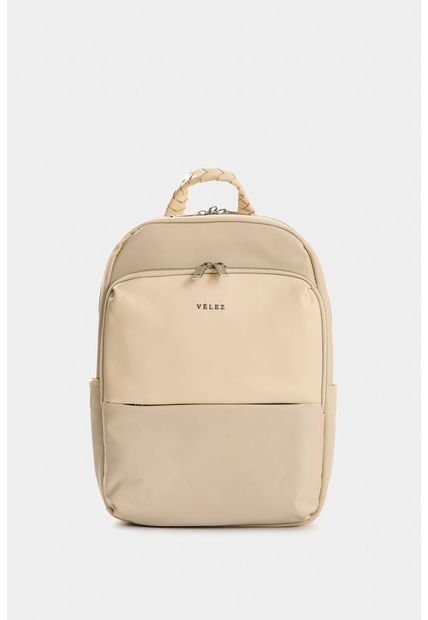 Tula Morral Mini En Lona Y Cuero Para Mujer Marfilo Tula Morral Mini En Lona Y Cuero Para Mujer Marfilo Blanco Vélez
