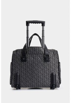 Maleta De Viaje Bloom 16" Para Mujer Jacquard VZ Gris Maleta De Viaje Bloom 16" Para Mujer Jacquard VZ Gris Vélez