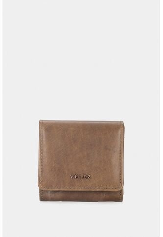 Monedero Rústico De Cuero Para Hombre Con Pasador Monedero Rústico De Cuero Para Hombre Con Pasador Cafe VÉLEZ Vélez