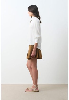 Camisa Peonia Para Mujer Manga Murciélago Camisa Peonia Para Mujer Manga Murciélago Perla L VÉLEZ