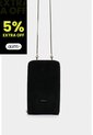 Porta Celular Calas De Cuero Para Mujer Con Cadena Porta Celular Calas De Cuero Para Mujer Con Cadena Negro VÉLEZ de Vélez