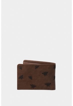 Billetera Hibiscus De Cuero Para Hombre Grabado Abeja Billetera Hibiscus De Cuero Para Hombre Grabado Abeja Miel VÉLEZ