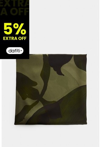 Pañuelo Grande Estampado Para Mujer Icaro Pañuelo Grande Estampado Para Mujer Icaro Verde Oliva XS VÉLEZ Vélez