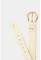 Cinturón Unifaz De Cuero Para Mujer Astra Cinturón Unifaz De Cuero Para Mujer Astra Blanco M VÉLEZ de Vélez