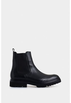 Botas Petra De Cuero Para Hombre Tractoradas Botas Petra De Cuero Para Hombre Tractoradas Negro 44 VÉLEZ