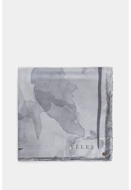 Pañuelo Pequeño En Tejido Plano Para Mujer Sombra Pañuelo Pequeño En Tejido Plano Para Mujer Sombra Gris XS VÉLEZ