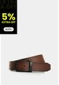 Cinturón Unifaz En Cuero Envejecido Para Hombre Terral Cinturón Unifaz En Cuero Envejecido Para Hombre Terral Miel 30 VÉLEZ de Vélez