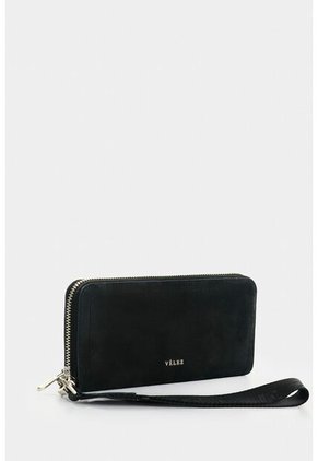 Billetera Porta Chequera De Cuero Para Mujer Arezzo Billetera Porta Chequera De Cuero Para Mujer Arezzo Negro VÉLEZ