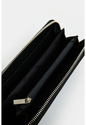 Billetera Porta Chequera De Cuero Para Mujer Arezzo Billetera Porta Chequera De Cuero Para Mujer Arezzo Negro VÉLEZ