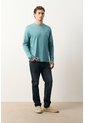 Camiseta Tejida Manga Larga Para Hombre Sabina Camiseta Tejida Manga Larga Para Hombre Sabina Agua Marina L VÉLEZ de Vélez