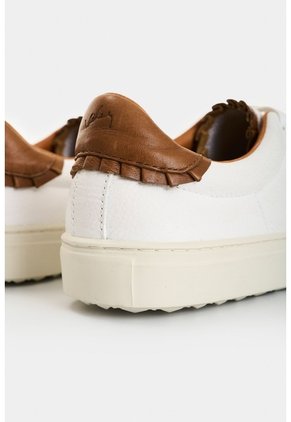 Tenis En Cuero Para Mujer Oda 3 Tenis En Cuero Para Mujer Oda 3 Blanco 41 VÉLEZ