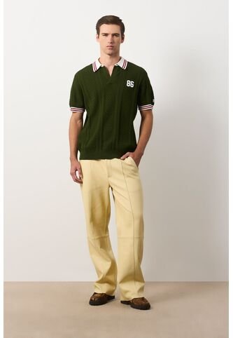 Polo Manga Corta Para Hombre Polo Manga Corta Para Hombre Verde XL VÉLEZ Vélez
