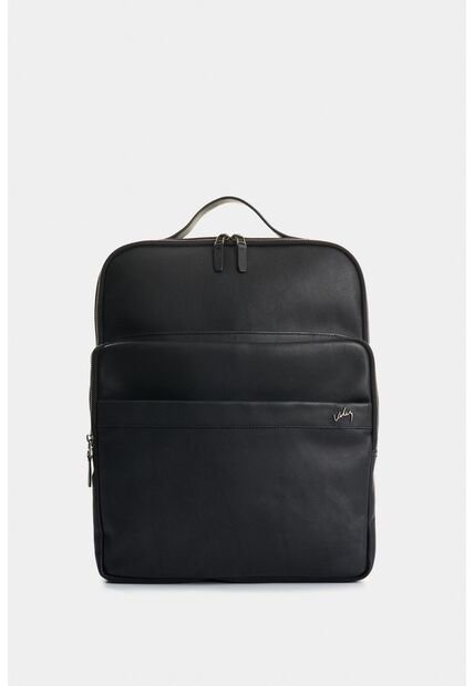 Morral Calgary De Cuero Para Hombre Silueta Slim Morral Calgary De Cuero Para Hombre Silueta Slim Negro VÉLEZ