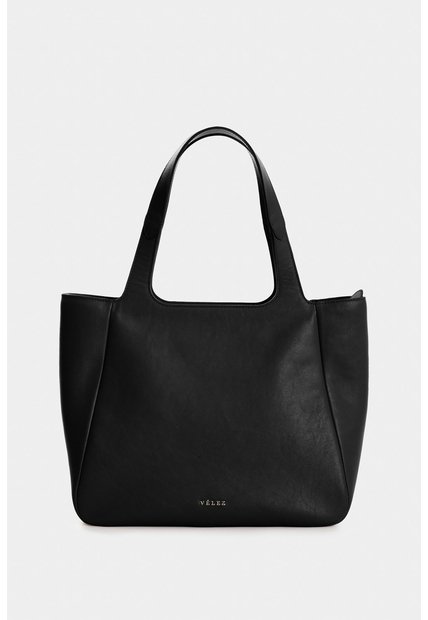 Shopping De Cuero Para Mujer Ailana Shopping De Cuero Para Mujer Ailana Negro VÉLEZ