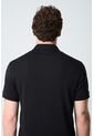 Polo Alcor Manga Corta Para Hombre Detalle Acanalado Polo Alcor Manga Corta Para Hombre Detalle Acanalado Negro S VÉLEZ de Vélez
