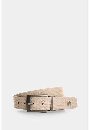Cinturón Doble Faz De Cuero Para Hombre Gael Cinturón Doble Faz De Cuero Para Hombre Gael Arena 30 VÉLEZ