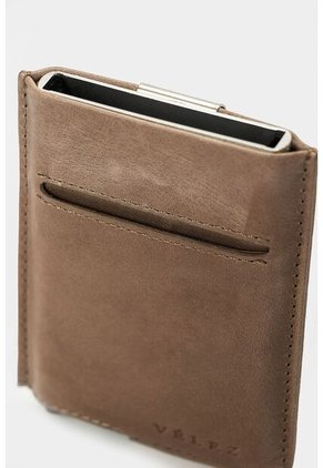 Porta Documentos De Cuero Miniwallet Porta Documentos De Cuero Miniwallet Gris Vélez