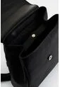 Morral Rosario De Cuero Para Mujer Corte Hexagonal Morral Rosario De Cuero Para Mujer Corte Hexagonal Negro VÉLEZ de Vélez