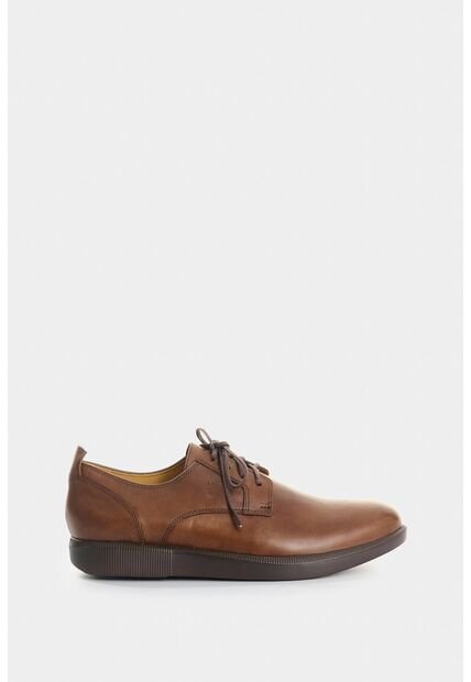 Zapatos De Cordón De Cuero Para Hombre Borneo 3 Zapatos De Cordón De Cuero Para Hombre Borneo 3 Miel 39 VÉLEZ