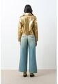 Chaqueta Biker De Cuero Folia Efecto Craquelado Para Mujer Royal Inti Chaqueta Biker De Cuero Folia Efecto Craquelado Para Mujer Royal Inti Dorado XL VÉLEZ de Vélez