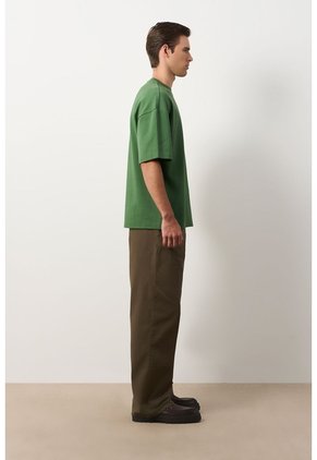 Camiseta Relaxed Fit Para Hombre Camiseta Relaxed Fit Para Hombre Verde XS VÉLEZ