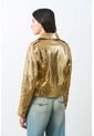 Chaqueta Biker De Cuero Folia Efecto Craquelado Para Mujer Royal Inti Chaqueta Biker De Cuero Folia Efecto Craquelado Para Mujer Royal Inti Dorado XL VÉLEZ de Vélez