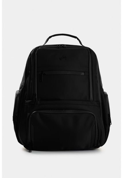 Morral Edén En Lona Y Cuero Para Hombre Multifuncional Morral Edén En Lona Y Cuero Para Hombre Multifuncional Negro Vélez