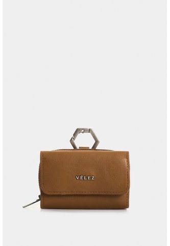 Monedero De Cuero Para Mujer Tropical Monedero De Cuero Para Mujer Tropical Miel VÉLEZ Vélez