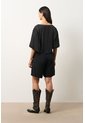 Camisa Kusa Con Efecto Satinado Para Mujer Camisa Kusa Con Efecto Satinado Para Mujer Negro L VÉLEZ de Vélez