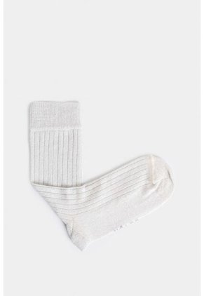 Calcetines Largos Sendero Para Mujer Acanalados Calcetines Largos Sendero Para Mujer Acanalados Crema XS VÉLEZ