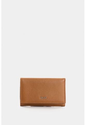 Billetera Real En Cuero Para Mujer Billetera Real En Cuero Para Mujer Miel VÉLEZ Vélez