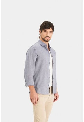 Camisa Oxford Manga Larga Calagua Para Hombre Semifitted Camisa Oxford Manga Larga Calagua Para Hombre Semifitted Azul Oscuro XS VÉLEZ