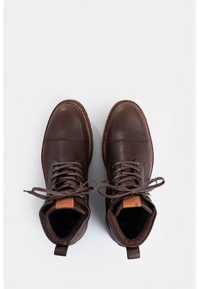 Botas Karioka De Cuero Para Hombre Tractoradas Botas Karioka De Cuero Para Hombre Tractoradas Cafe 41 VÉLEZ