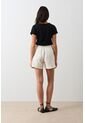 Short Tiro Alto Para Mujer Gael Short Tiro Alto Para Mujer Gael Crema 10 VÉLEZ de Vélez