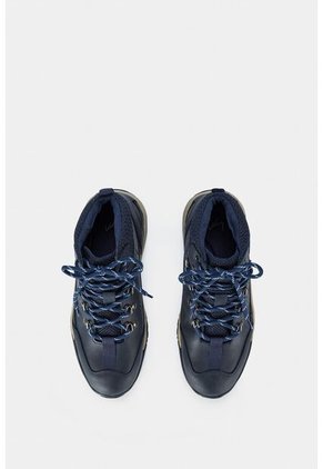 Botas Curtius De Cuero Para Mujer Detalles Perforados Botas Curtius De Cuero Para Mujer Detalles Perforados Azul 34 Vélez