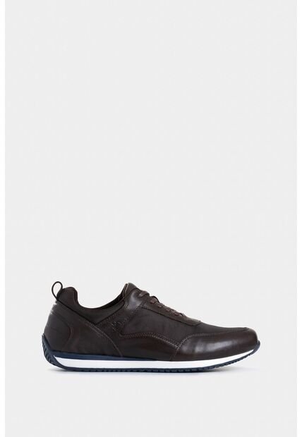 Tenis Engeil 3 De Cuero Para Hombre Detalle Textil Tenis Engeil 3 De Cuero Para Hombre Detalle Textil Cafe 46 VÉLEZ