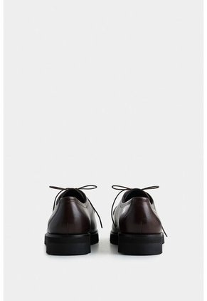Zapatos De Cordón Acacia De Cuero Para Hombre Vena Tejida Zapatos De Cordón Acacia De Cuero Para Hombre Vena Tejida Cafe 44 VÉLEZ