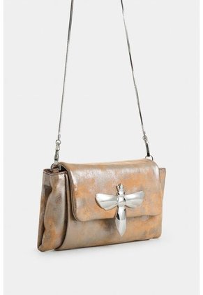 Manos Libres Iris De Cuero Tipo Folia Para Mujer Abeja Insignia Manos Libres Iris De Cuero Tipo Folia Para Mujer Abeja Insignia Plata Vélez