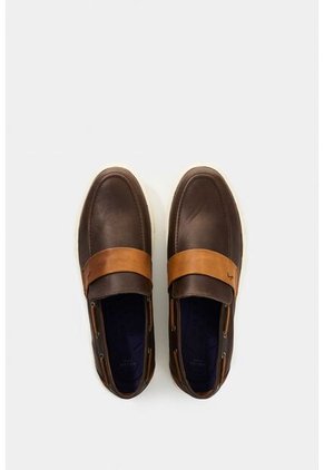 Mocasines Deportivos De Cuero Para Hombre Vintage Mocasines Deportivos De Cuero Para Hombre Vintage Marron 43 VÉLEZ