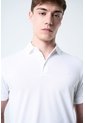 Polo Lucca Manga Corta Para Hombre Texturizada Polo Lucca Manga Corta Para Hombre Texturizada Blanco XL VÉLEZ de Vélez