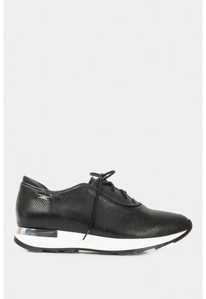 Zapatos Cordón De Cuero Para Mujer Suela Deportiva Zapatos Cordón De Cuero Para Mujer Suela Deportiva Negro 34 VÉLEZ