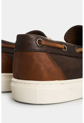 Mocasines Deportivos De Cuero Para Hombre Vintage Mocasines Deportivos De Cuero Para Hombre Vintage Marron 43 VÉLEZ