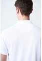 Polo Lucca Manga Corta Para Hombre Texturizada Polo Lucca Manga Corta Para Hombre Texturizada Blanco XL VÉLEZ de Vélez