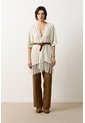 Cárdigan Tipo Poncho Tejido Para Mujer Quena Cárdigan Tipo Poncho Tejido Para Mujer Quena Crema L VÉLEZ de Vélez